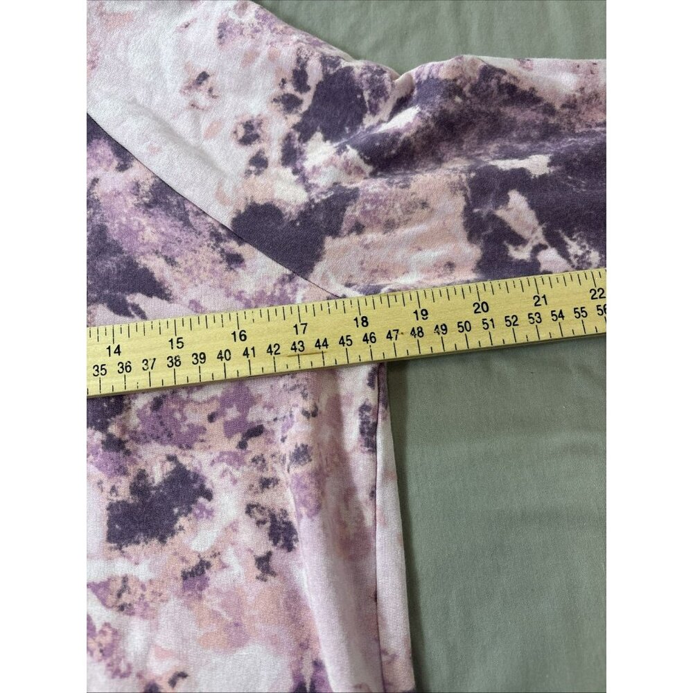Athleta Girl in Your Element 2.0 Hoodie Moonstone Pink Purple White Dye XXL 16 - Picture 3 of 5
